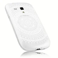 Etui i futerały do telefonów - mumbi Etui kompatybilne z Samsung Galaxy S3 mini etui na telefon komórkowy z motywem mandali, białe, przezroczyste - miniaturka - grafika 1