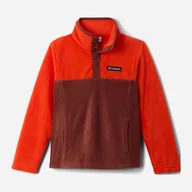 Bluzy dla dziewczynek - Bluza dla dziewczynki nierozpinana bez kaptura Columbia Steens Mtn II 1/4 Snap Fleece Pull-Over 2087881681 119 cm (XS) Czerwony/Bordowy (195981090130) - miniaturka - grafika 1