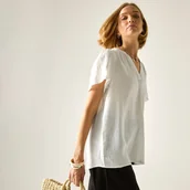 Koszule damskie - Regatta Bluzka damska Selen Biały, Cotton, Rozmiar: 36 - miniaturka - grafika 1