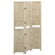 Parawany - Lumarko Parawan 3-panelowy, 105x165 cm, lite drewno paulownia! - miniaturka - grafika 1
