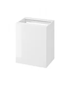 Szafki łazienkowe - Cersanit City szafka 60 cm z koszem na pranie wisząca biały połysk S584-026 - miniaturka - grafika 1