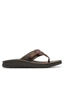 Klapki i japonki męskie - Clarks Japonki Wesley Sun 26176987 Brązowy - miniaturka - grafika 1