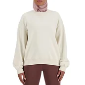 Bluzy sportowe damskie - Bluza New Balance WT41500LIN - beżowa - miniaturka - grafika 1