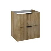 Szafki łazienkowe - Szafka pod umywalkę Nabel 60x45.2x63.5 cm dąb natural Roca - miniaturka - grafika 1