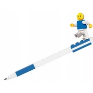 Przybory szkolne - LEGO Długopis żelowy LEGO niebieski + minifigurki - miniaturka - grafika 1