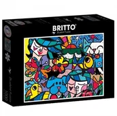 Puzzle - Puzzle 1000 Romero Britto Ogród pełen kolorów Nowa - miniaturka - grafika 1