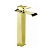 Baterie umywalkowe - Mexen Apus bateria umywalkowa wysoka, złota - 744710-50 - miniaturka - grafika 1