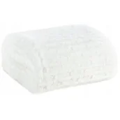 Koce - Koc EUROFIRANY D91 Lisa 130 x 170 cm Biały - miniaturka - grafika 1