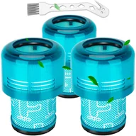 Filtry do odkurzaczy - Zestaw 3 filtrów zamiennych do odkurzaczy Dyson V15, V11, V15 SV14, SV17, SV22, Detect Animal, Absolute, Extra Pro, Torque Drive i Motorhead - miniaturka - grafika 1