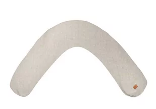 Beaba Ergonomiczna poduszka rogal dla kobiet w ciąży i karmiących Big Flopsy ™ Linen natural - Poduszki do karmienia - miniaturka - grafika 1