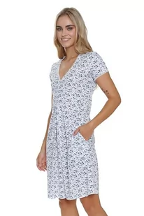 Koszula nocna dla kobiet w ciąży Leia w kwiaty XXL - Odzież ciążowa - miniaturka - grafika 1