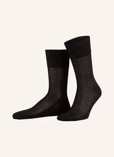 Falke Skarpety Luxury No.4 Pure Silk Z Jedwabiu schwarz - Skarpetki damskie - miniaturka - grafika 1