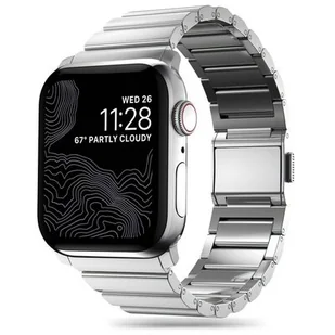 Pasek TECH-PROTECT Steelband o Apple Watch 4/5/6/7/8/9/SE/Ultra (42/44/45/49mm) Srebrny - Akcesoria do smartwatchy - miniaturka - grafika 1