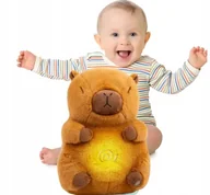 Zabawki interaktywne dla dzieci - Miś Szumi Kapibara Maskotka Oddychająca Przytulanka Uspokajacz - miniaturka - grafika 1