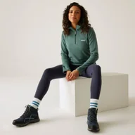 Bluzy sportowe damskie - Regatta Polar damski z suwakiem 1/2 Sweethart Zielony, Rozmiar: 50 - miniaturka - grafika 1