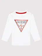 Bluzy dla chłopców - Guess Bluzka L84I29 K8HM0 Biały Regular Fit - miniaturka - grafika 1