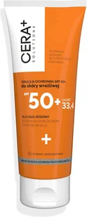 CERA+ Solutions Emulsja Ochronna SPF50+ do Skóry Wrażliwej 200ml - Kremy do twarzy z filtrem - miniaturka - grafika 1