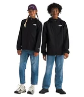 Kurtki i płaszcze dla chłopców - The North Face NF0A8B7ZJK3 TEEN ZIPLINE RAIN kurtka unisex dla dzieci TNF czarna, rozmiar XS - miniaturka - grafika 1