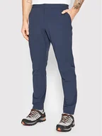 Spodnie sportowe męskie - Jack Wolfskin Spodnie outdoor Pack & Go 1507361 Granatowy Regular Fit - miniaturka - grafika 1
