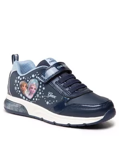 Buty dla dziewczynek - Geox Sneakersy J Spaceclub G. B J168VB 004KN C4231 D Granatowy - grafika 1