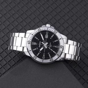 Zegarek ZEGAREK MĘSKI CASIO MTP-VD01D-1CVUDF (zd185b) + BOX - Zegarki męskie - miniaturka - grafika 2