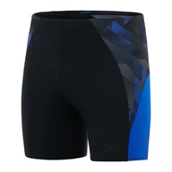 Kąpielówki męskie - Męskie Bokserki kąpielowe SPEEDO ECO END+ SPL JAM AM 8-13445H037 – Czarny - miniaturka - grafika 1