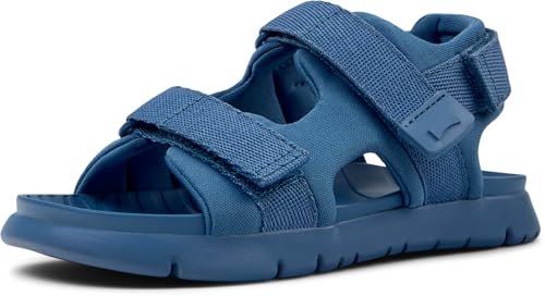 Camper Unisex dziecięce sandały Oruga K800532 2-pasek, Średni niebieski 011, 13 UK Child