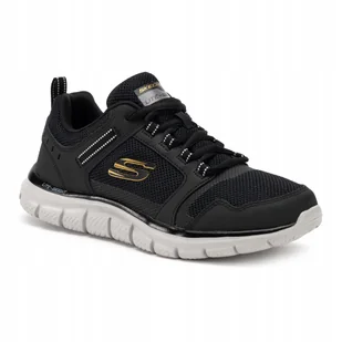 Buty męskie Skechers Track Knockhill black/gold 42 Eu - Buty sportowe męskie - miniaturka - grafika 1