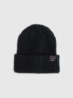 Czapki dla dzieci - 4F Czapka zimowa dziewczęca - czarna Uniwersalny - miniaturka - grafika 1