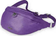 Nerki - Vezze Saszetka Skórzana Vezze Pancia Fioletowa - miniaturka - grafika 1