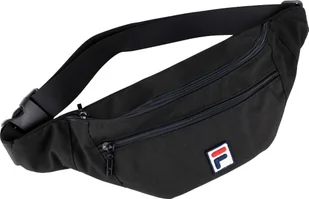 Fila Fila Bissau Coated Canvas Double Zipper Waist Bag FBU0010-80009 Czarne One size - Nerki - miniaturka - grafika 1