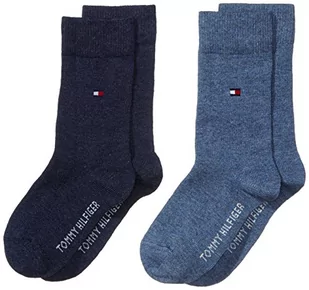 Tommy Hilfiger Skarpety dziecięce, uniseks, 2 sztuki, Jeans - Skarpetki damskie - miniaturka - grafika 1