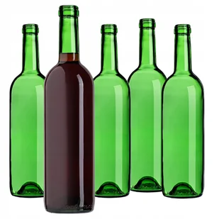 BUTELKI DO WINA 0,75L 750 ml BUTELKA SZKLANA NA WINO NALEWKI ZIELONA 10 szt - Domowy wyrób alkoholu BUTELKI DO WINA 0,75L 750 ml BUTELKA SZKLANA NA WINO NALEWKI ZIELONA 10 szt - Domowy wyrób alkoholu - miniaturka - grafika 1