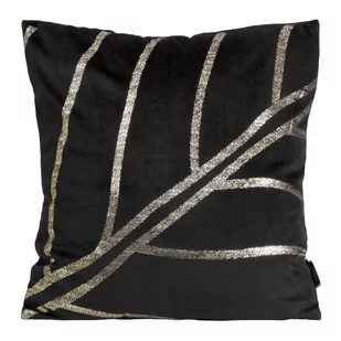 Poszewka 45 x 45 Eurofirany Velvet Blink 38 Czarny - Poszewki na poduszki - miniaturka - grafika 1
