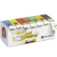 Przybory do gotowania - Zestaw etykiet wielorazowych food safety na każdy dzień tygodnia z podajnikiem - Hendi 850305 - miniaturka - grafika 1