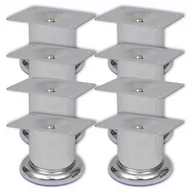 Meble modułowe i akcesoria - vidaXL vidaXL Okrągłe nóżki do sofy, 8 szt., chromowe, 60 mm - miniaturka - grafika 1