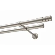 Karnisze - Karnisz DECASTYL Techno podwójny 200 cm Chrom Satyna - miniaturka - grafika 1