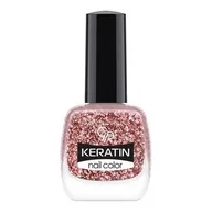 Lakiery do paznokci - Golden Rose, Keratin Glitter Nail Color, 408 Keratynowy lakier do paznokci - miniaturka - grafika 1