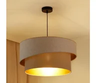 Lampy sufitowe - Brilagi - Żyrandol na lince VEGAS SHINE 1xE27/15W/230V śr. 50 cm kremowy/beżowy - miniaturka - grafika 1