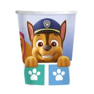 Dekoracje i nakrycia stołu na imprezę - Kubki, Psi Patrol, papierowe, 250ml, 8 szt. - miniaturka - grafika 1