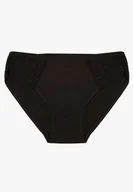Majtki damskie - Czarne Bawełniane Majtki Figi o Klasycznym Fasonie Venalice - miniaturka - grafika 1