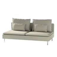 Pokrowce na meble - Dekoria pl pl Pokrowiec na moduł Söderhamn 3-osobowy szaro-beżowy szenil 186 x 99 x 83 cm City 1006-704-80 - miniaturka - grafika 1