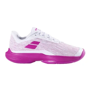 Damskie buty tenisowe Babolat Jet Tere 2 AC Women White/Fandango Pink EUR 40,5 - Buty sportowe damskie Damskie buty tenisowe Babolat Jet Tere 2 AC Women White/Fandango Pink EUR 40,5 - Buty sportowe damskie - miniaturka - grafika 1