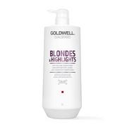 Odżywki do włosów - Goldwell Dualsenses Blondes &amp Highlights odżywka neutralizująca 1000ml - miniaturka - grafika 1