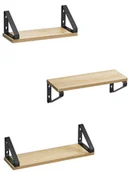 Meble kuchenne - Komplet 3 półek ściennych dąb sonoma T0-G08 - miniaturka - grafika 1