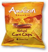 Chipsy - AMAIZIN (napoje kokosowe, tortilla, chipsy, inne) CHIPSY KUKURYDZIANE SOLONE BEZGLUTENOWE BIO 75 g - AMAIZIN BP-8718976009553 - miniaturka - grafika 1