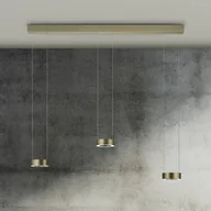 Lampy sufitowe - Knapstein Lampa wisząca LED Zera, brąz, sterowanie gestami - miniaturka - grafika 1