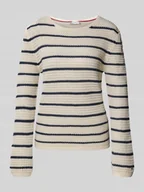 Swetry damskie - Sweter o kroju regular fit z mieszanki bawełny - miniaturka - grafika 1