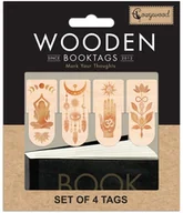 Zakładki do książek - Cozywood Zakładki drewniane do książki Joga - gadżet - miniaturka - grafika 1