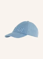 Czapki damskie - Fendi Czapka Z Daszkiem blau - miniaturka - grafika 1